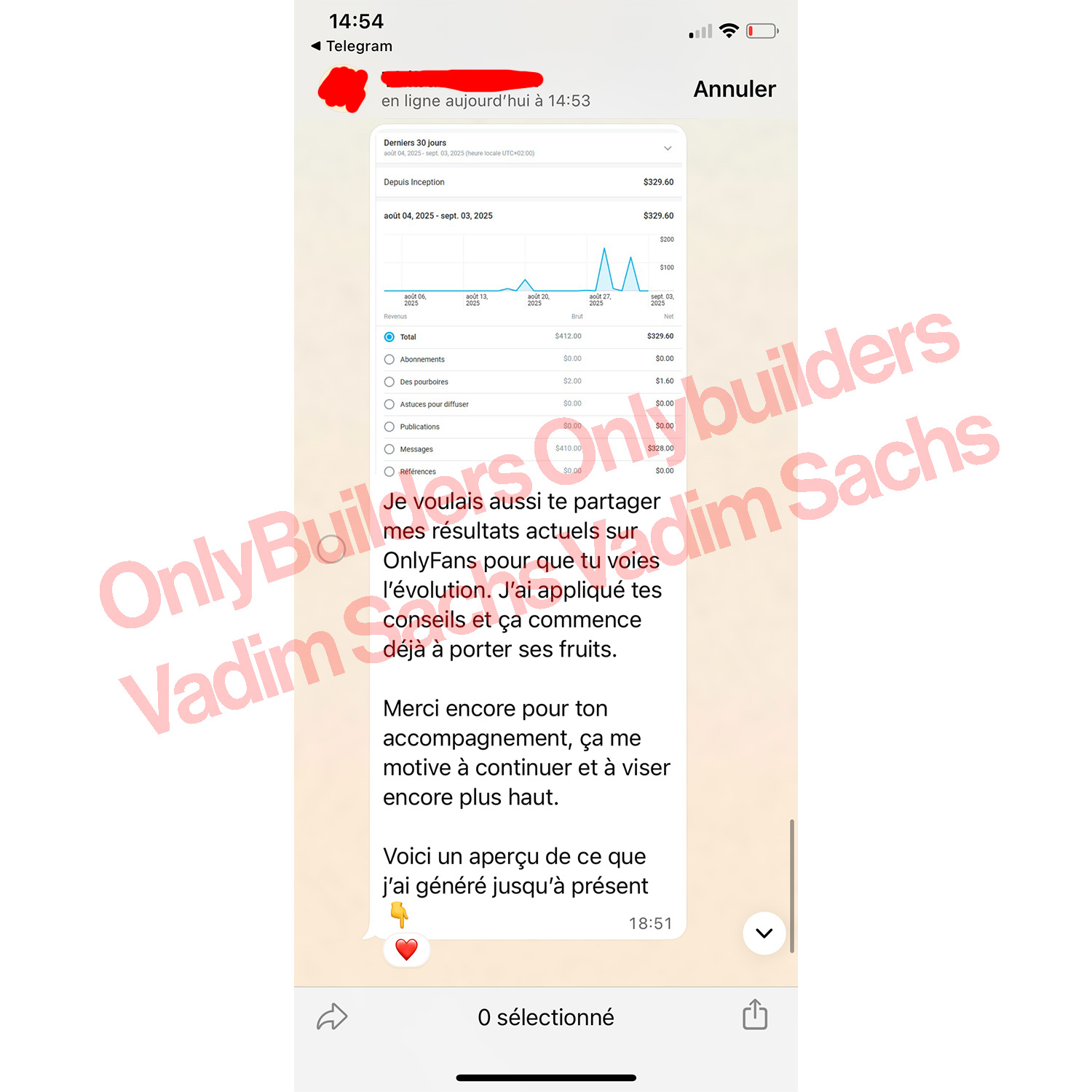 Résultat client Bootcamp OnlyBuilders